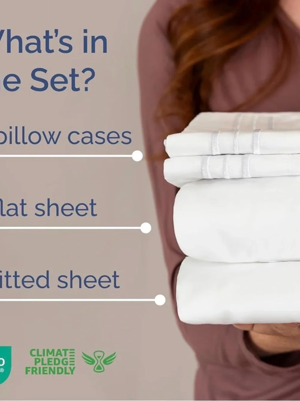Brand New with Tags White CGK QUEEN SIZE SHEETS 4 PIECE